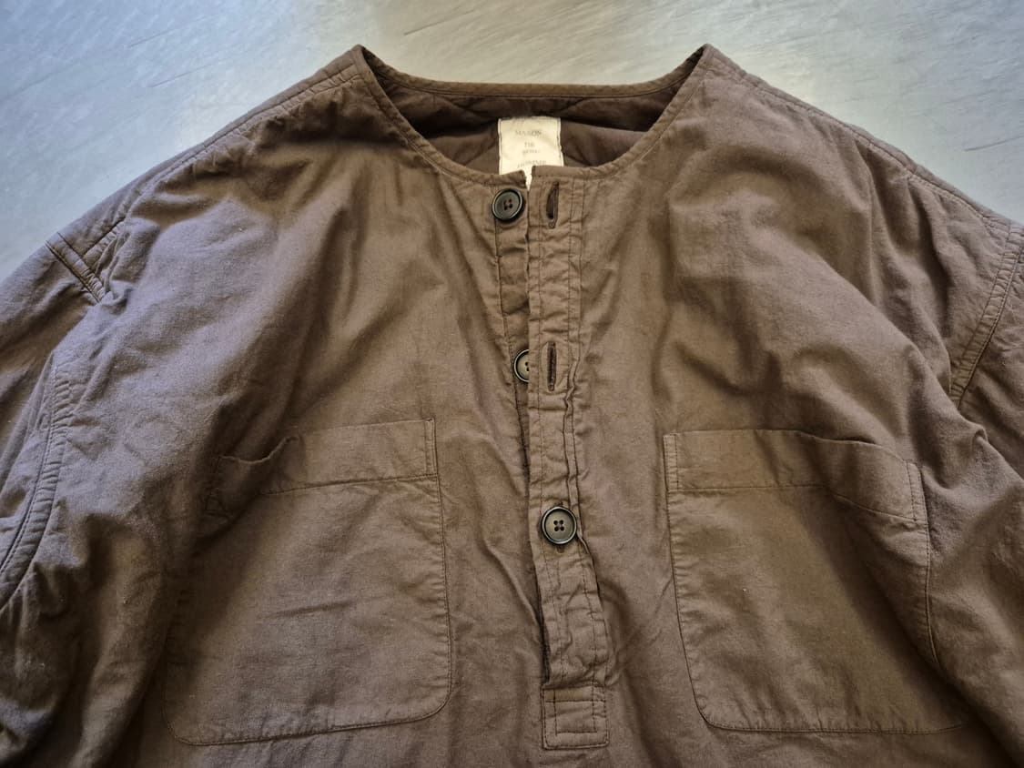 MASON DE SOIL HOMME 패디드 풀오버 상품이미지2