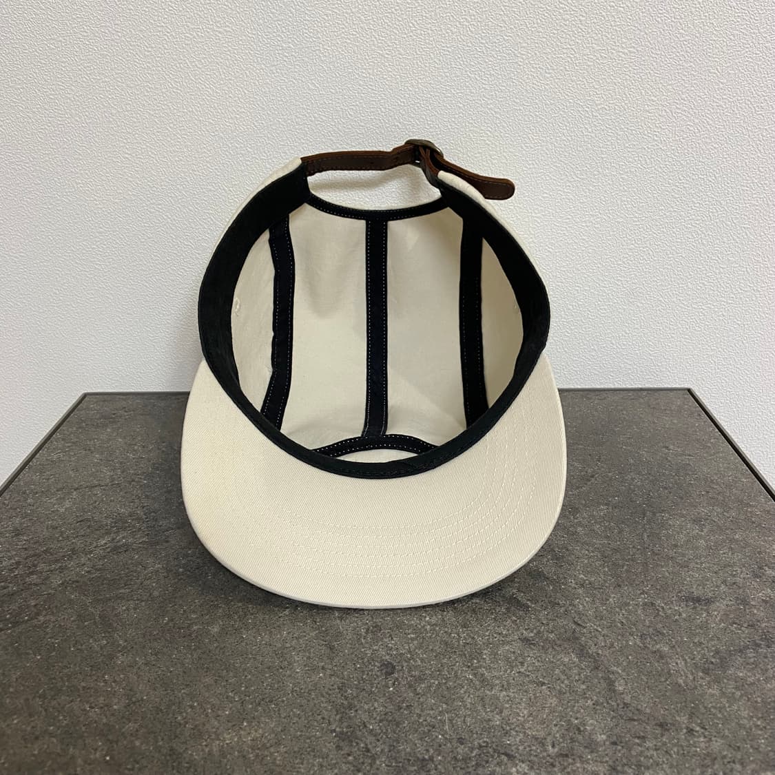 (OS) 슈프림 박스로고 캠프캡 모자 워시드 내츄럴 상품이미지5