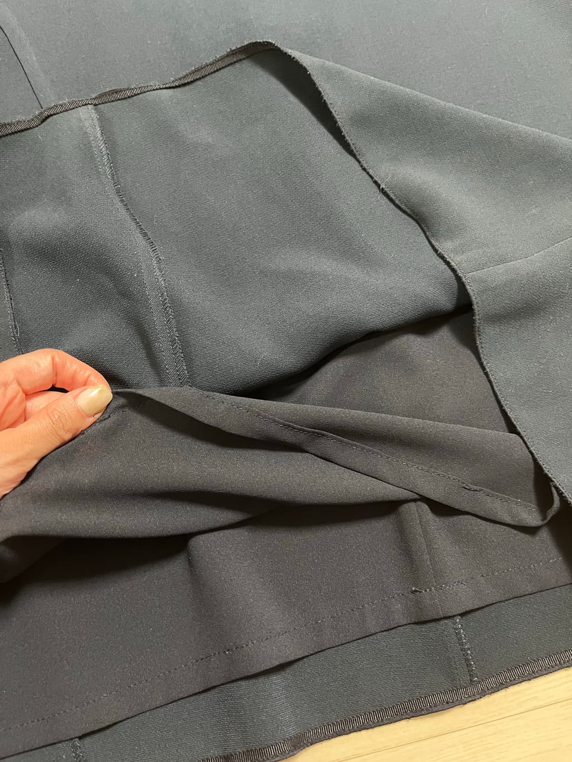 한섬 LÄTT BY T 롱 원피스 다크 그린 55사이즈 상품이미지4