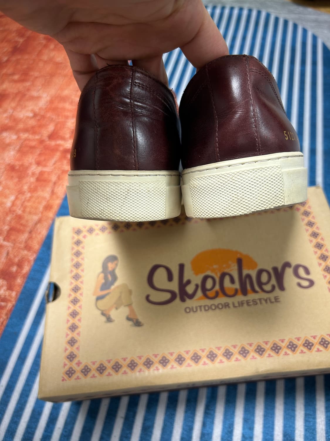 커먼프로젝트 아킬레스 버건디 270mm 상품이미지4