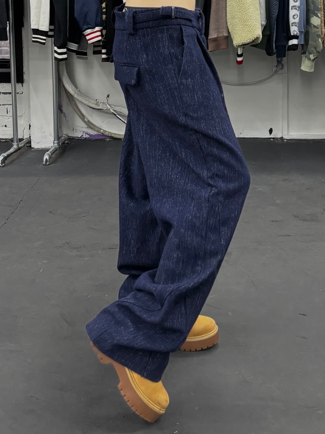 해칭룸 트위드 울 팬츠 상품이미지3