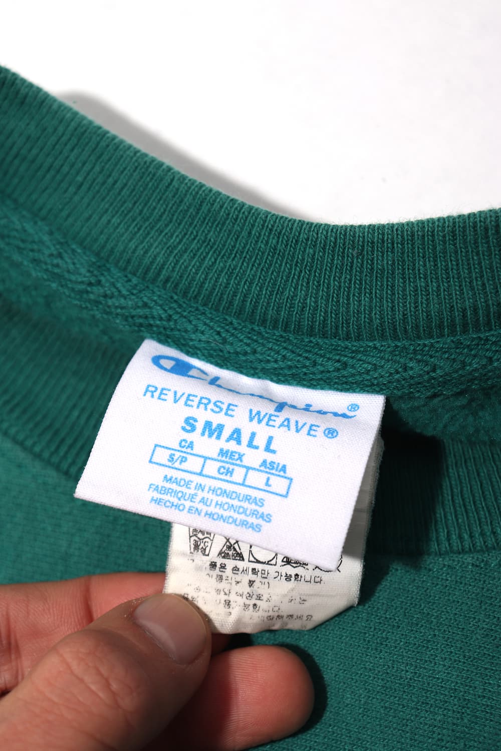 CHAMPION 리버스위브 그린 스웻셔츠 size S 상품이미지5