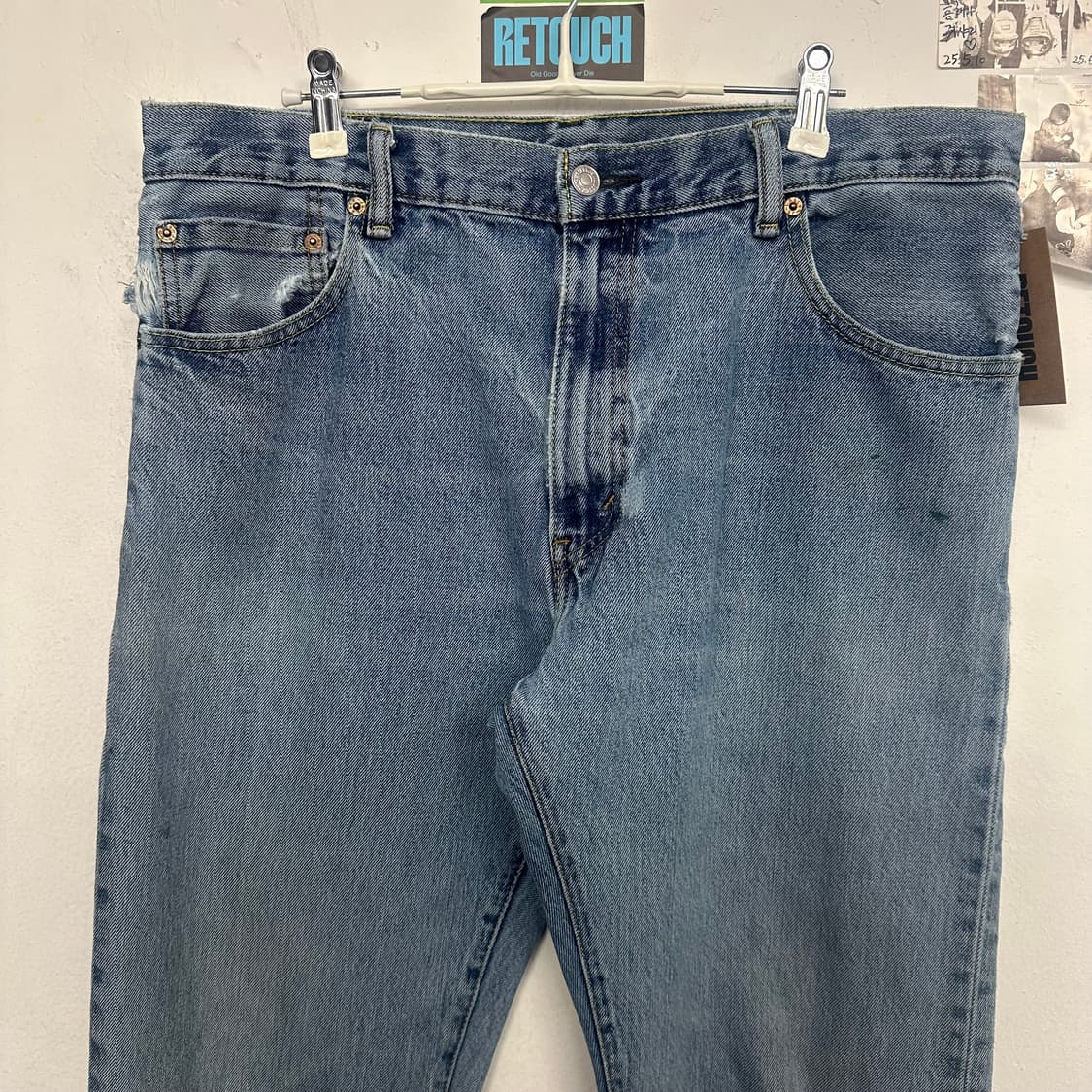 00‘s 리바이스 517 부츠컷 중연청 상품이미지3