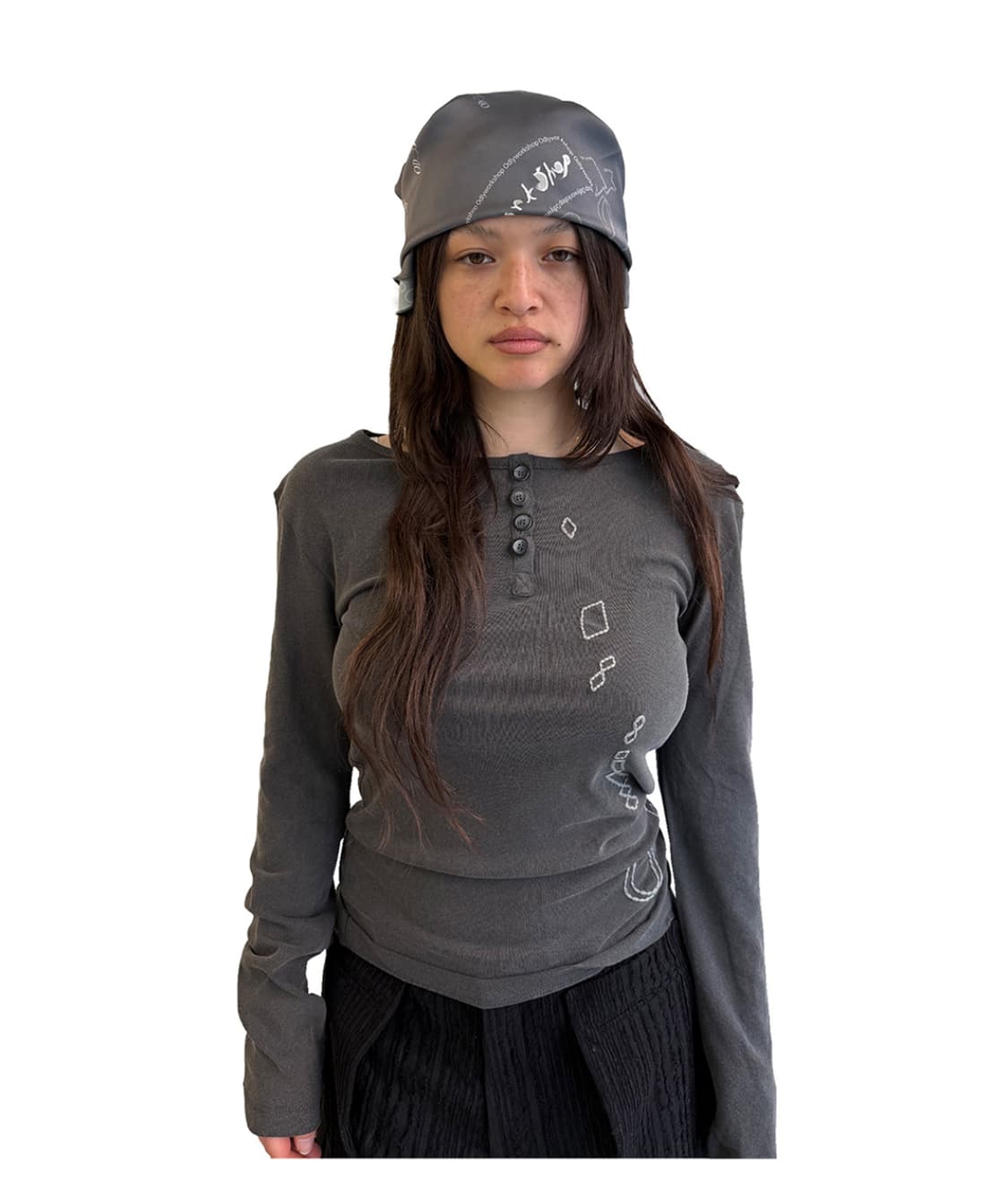 오들리워크샵 헤드 스카프 애쉬 상품이미지3