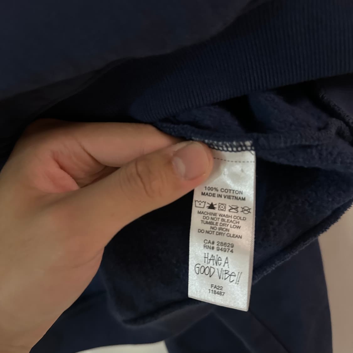 [XL]스투시 스포츠 릴렉스드 오버사이즈 크루넥 네이비 상품이미지5