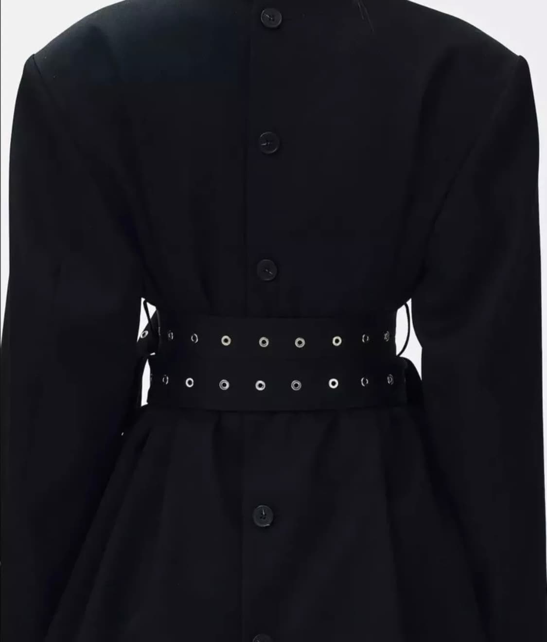 새상품급) h&M rokh 벨티드 울 자켓 상품이미지3