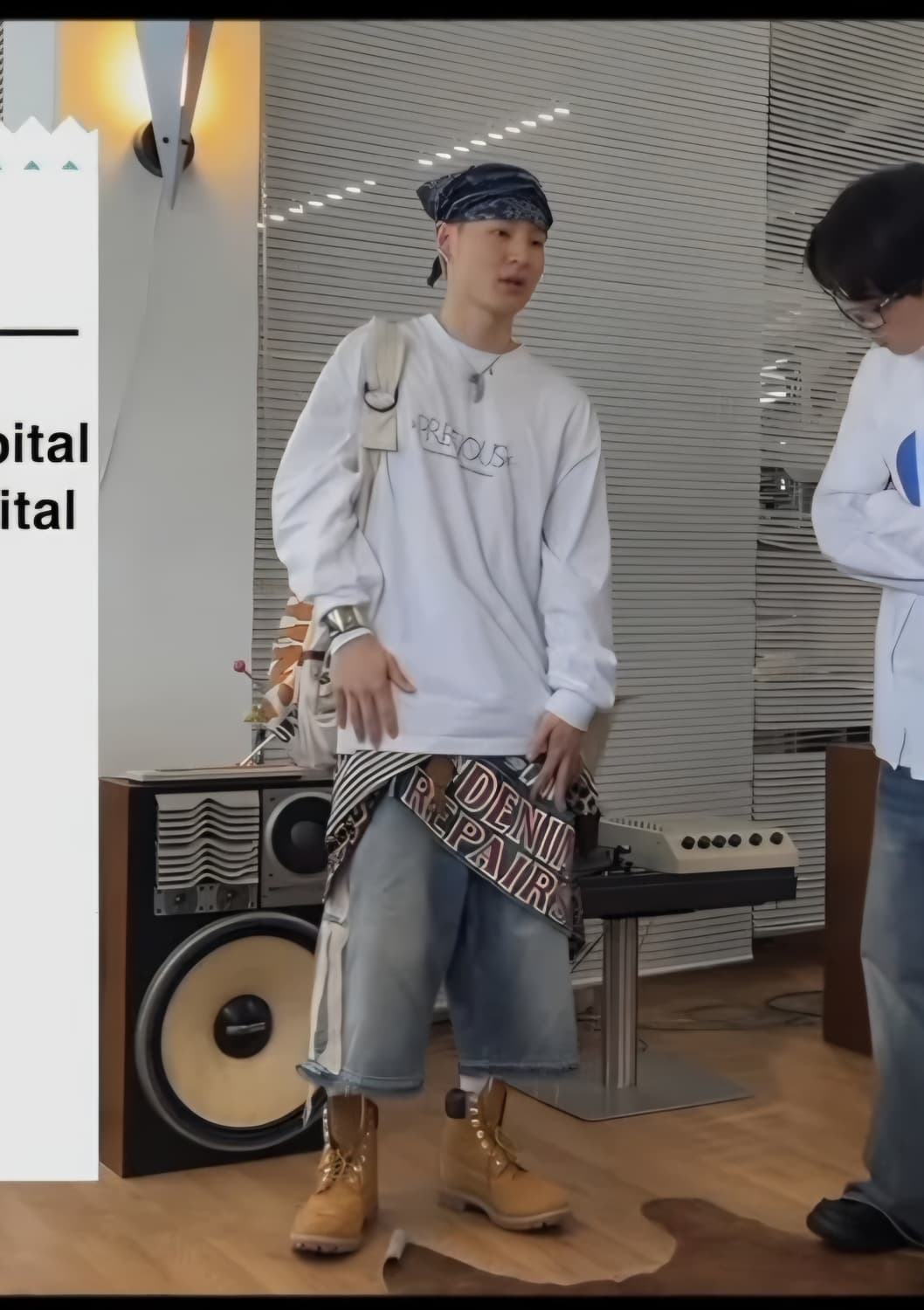 캐피탈 guiding light 데님 에이프런 상품이미지2