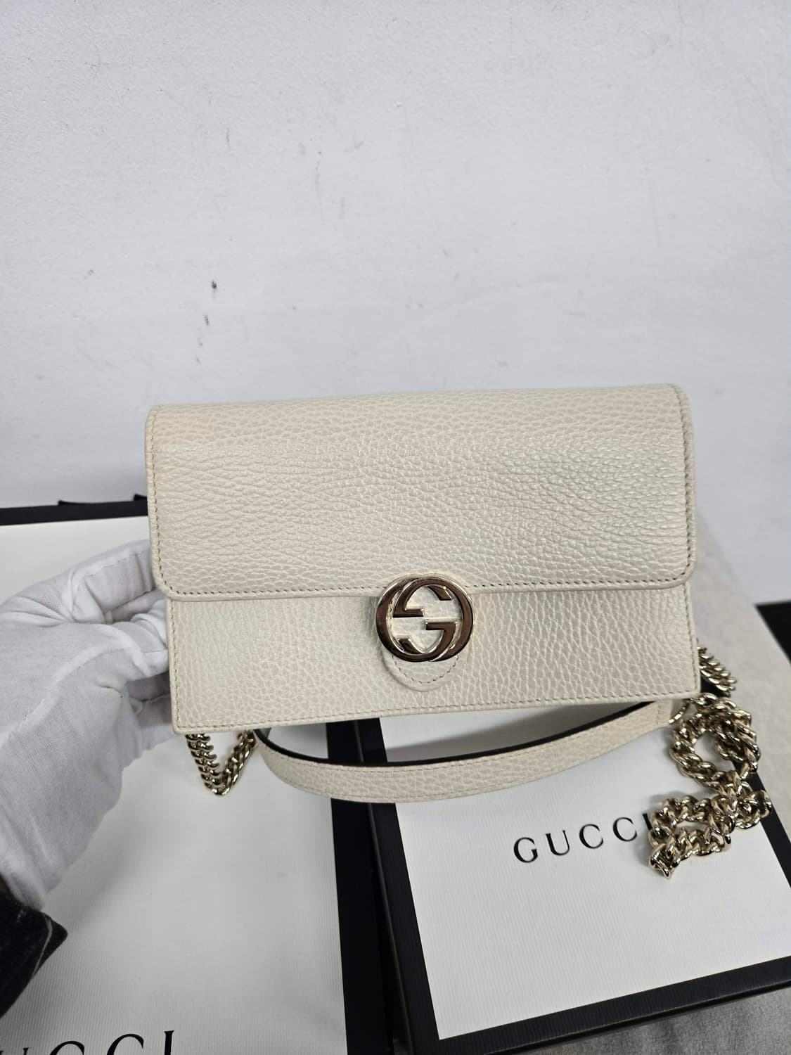 [보증서 정품] 구찌 인터로킹 숄더백 상품이미지5