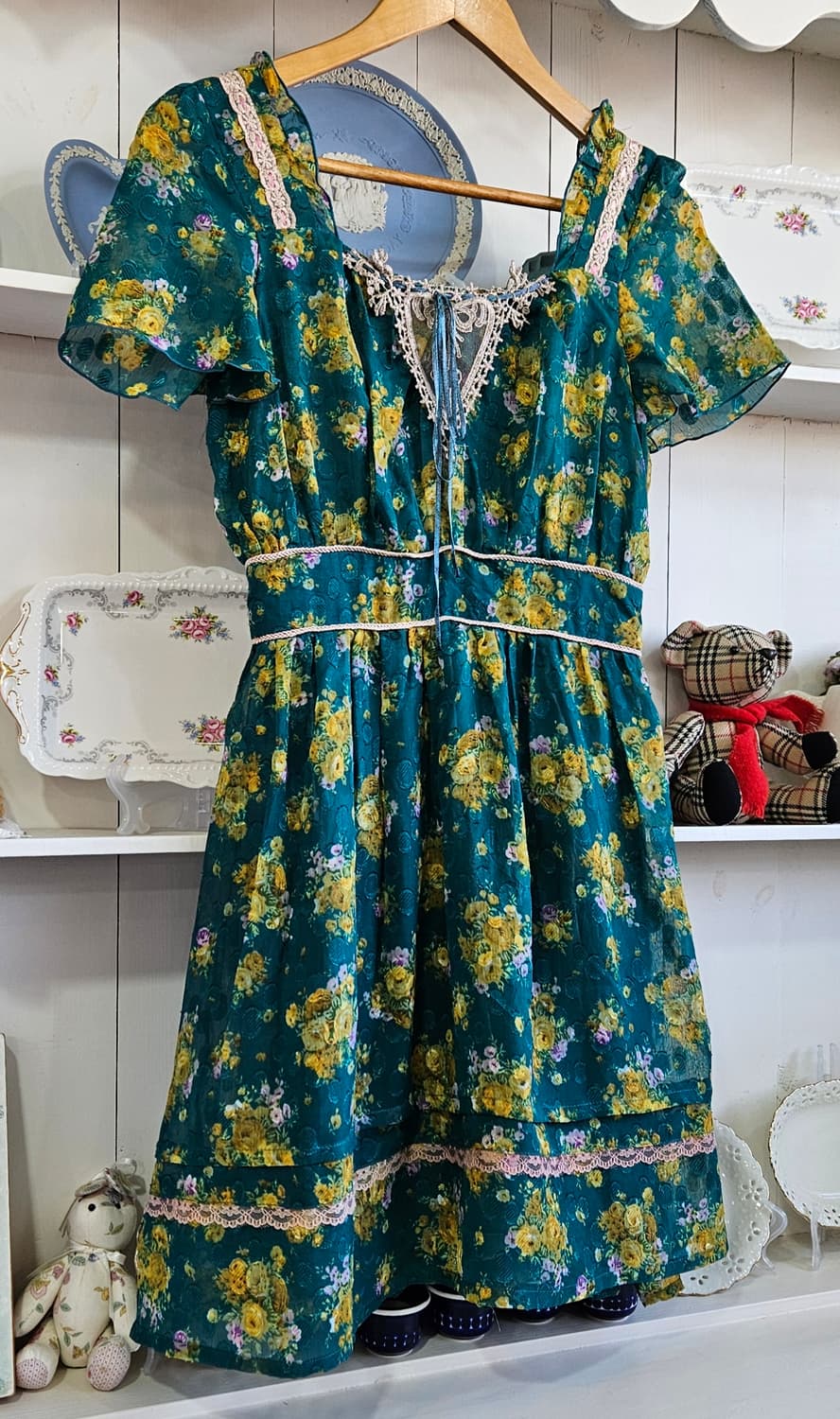 엑시즈팜(axes femme)플로럴 레이스 원피스 상품이미지2