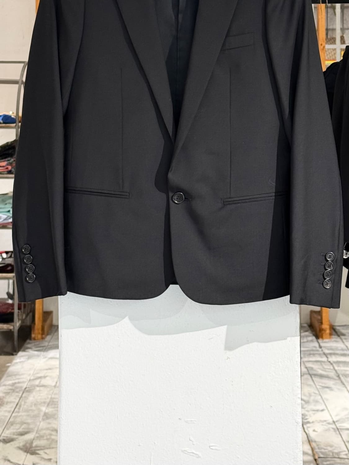 디올 옴므 블랙 원버튼 블레이저 셋업 상품이미지4