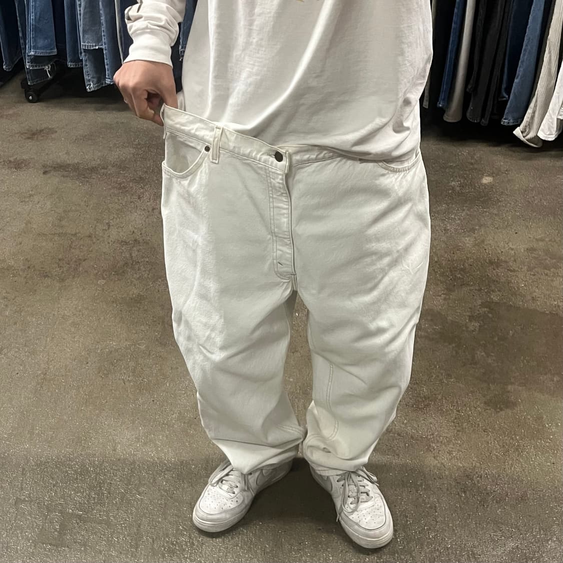 90s USA Levis560 화이트진 (41“) 상품이미지6