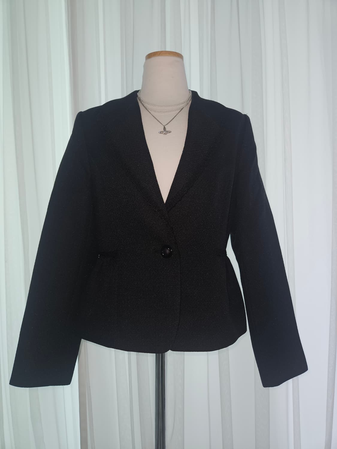 disold 히메 공겜여주 러플 블레이저 상품이미지2