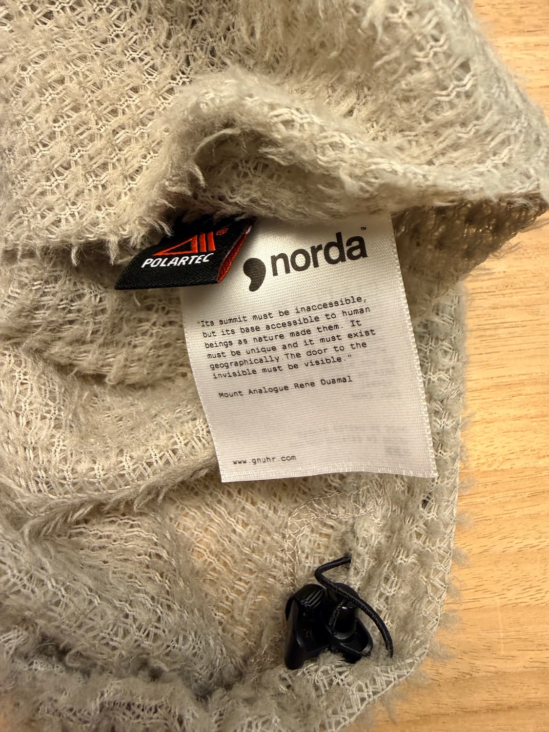 gnuhr x norda SHAG ZIP HOODIE 상품이미지3