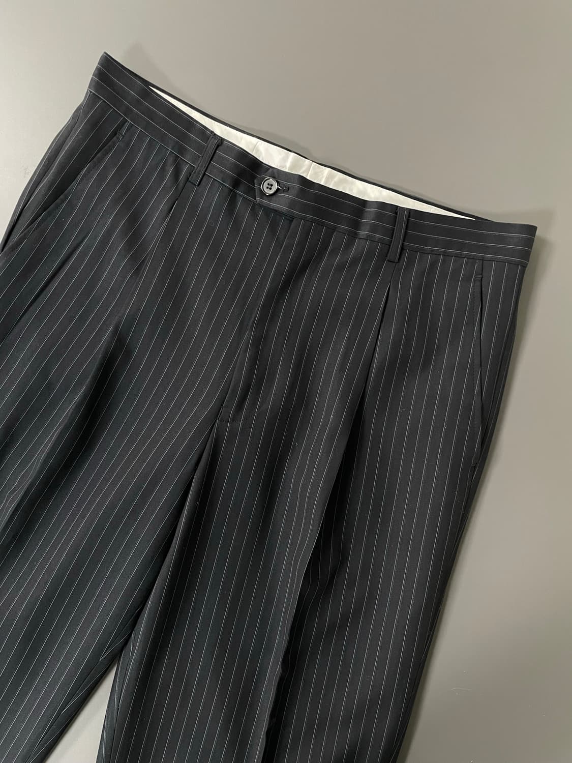 [48] GUCCI 구찌 스트라이프 투버튼 수트 정장 셋업 상품이미지8