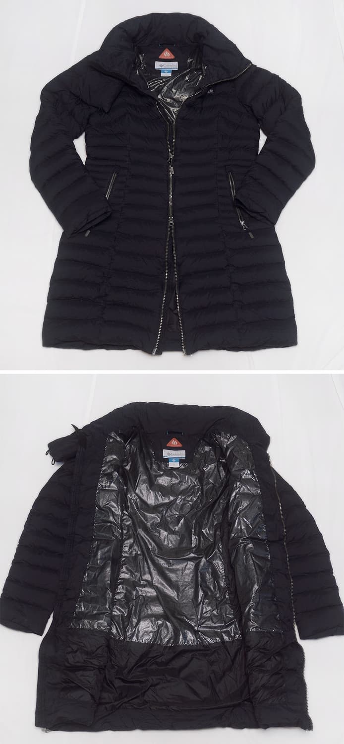 콜럼비아 옴니히트 구스다운 슬림 롱패딩 (M / 90-95) 상품이미지2