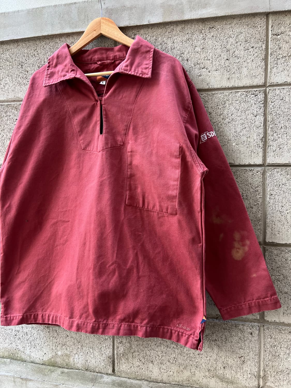 OLD VINTAGE ALL OCEAN FADED 프렌치피셔맨스목자켓 상품이미지5