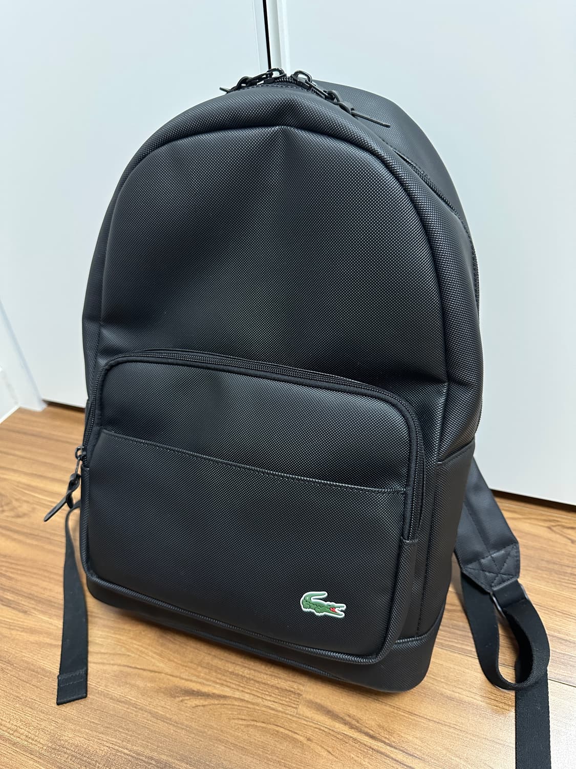 라코스테 PVC 백팩 블랙 상품이미지2