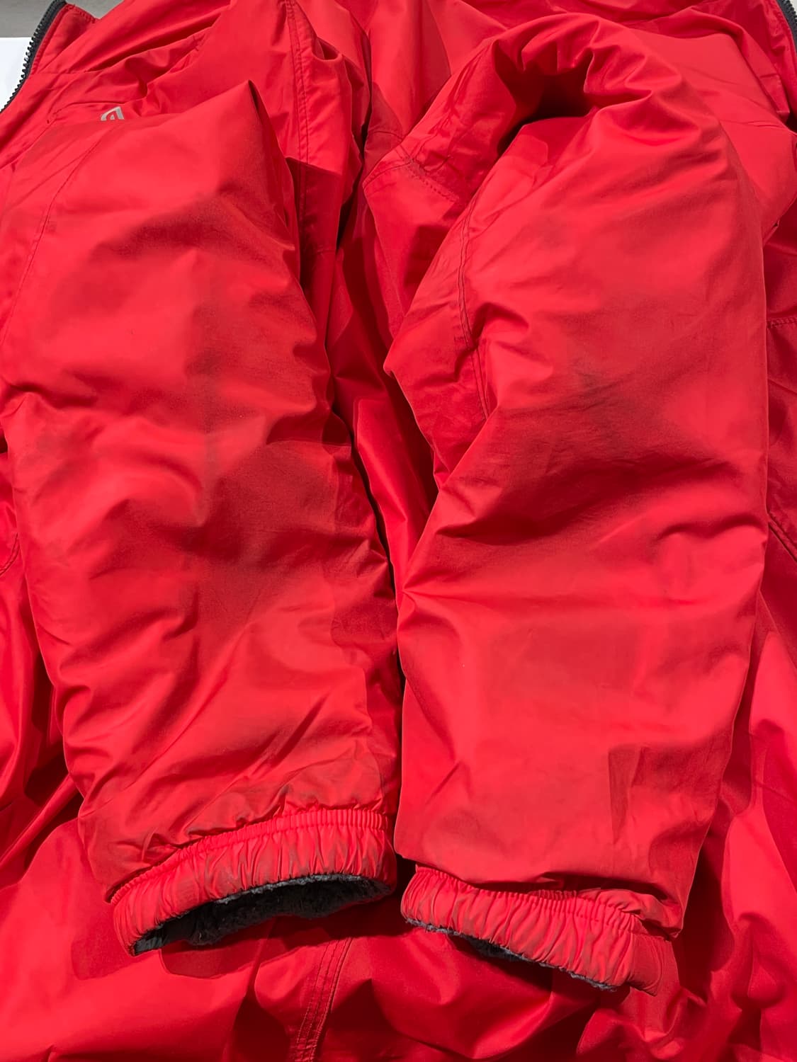 나이키 acg 레드 앤 그레이 클리마 핏 리버시블 플리스 자켓 상품이미지10