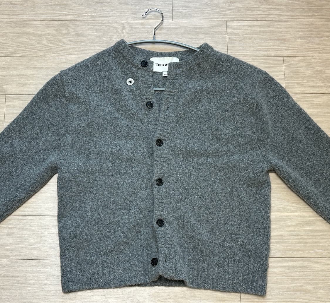토니웩 베이비 알파카 가디건 그레이 L 상품이미지1