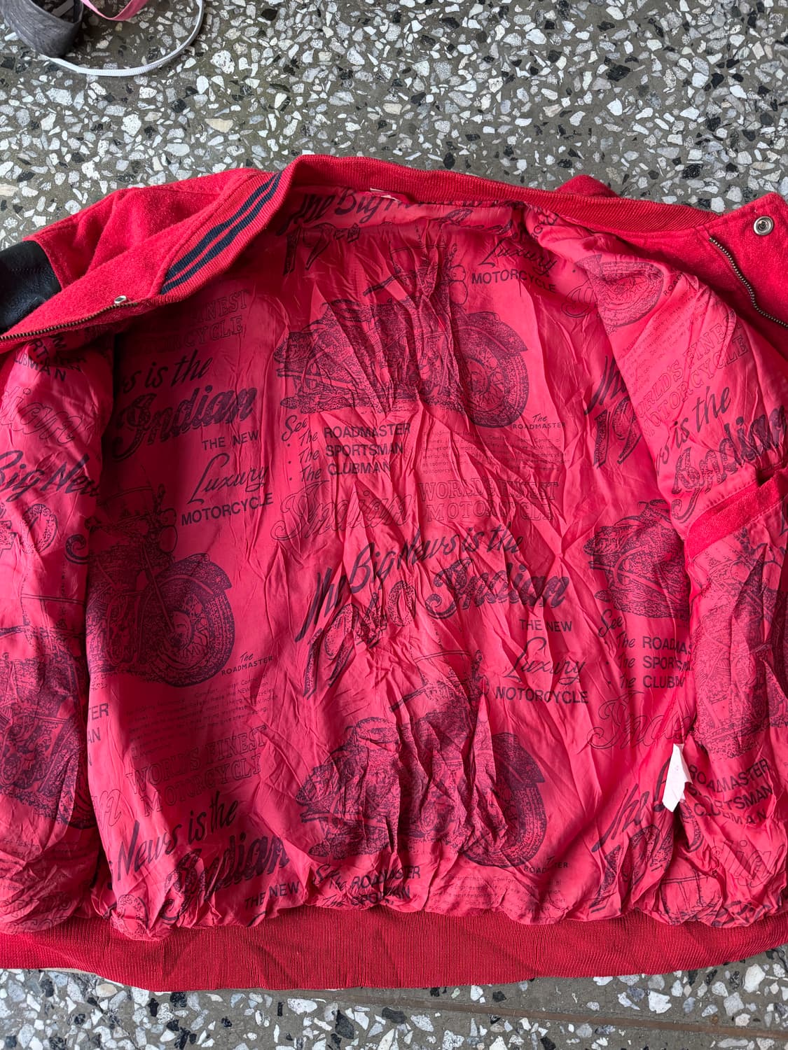 빈티지 바시티 자켓 상품이미지5