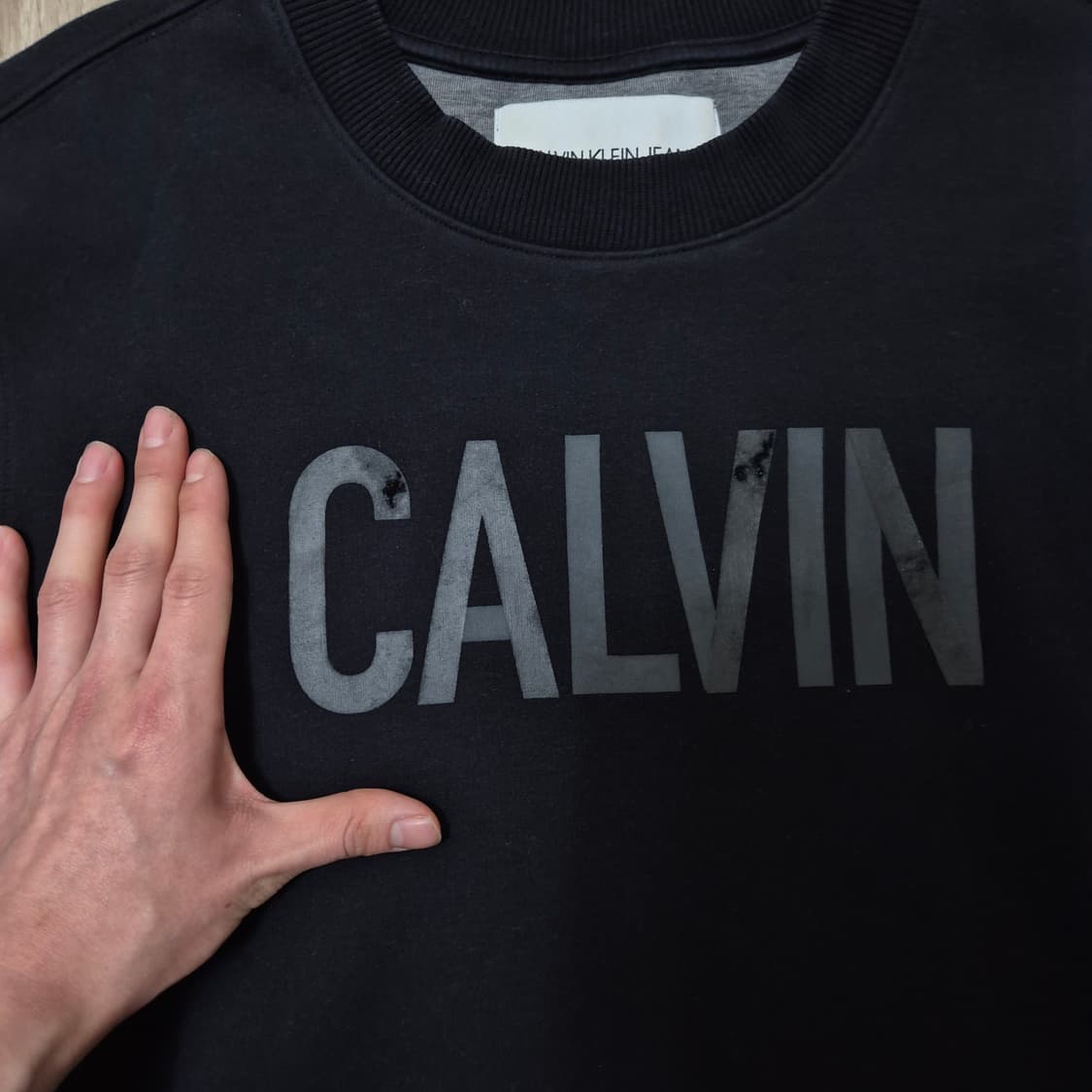 캘빈클라인 진스 빅로고 맨투맨 L(100) 상품이미지6
