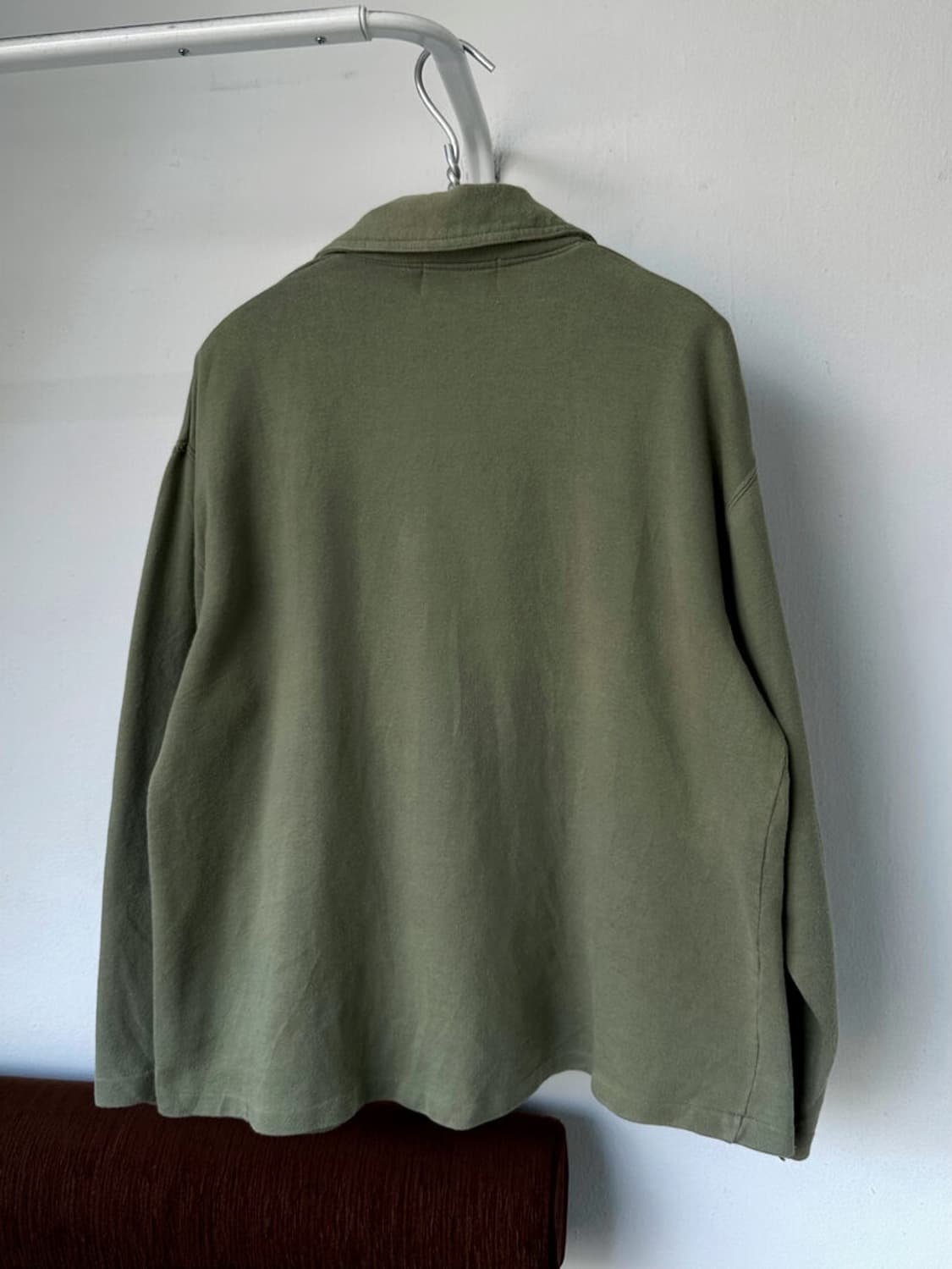 Cotton sweat fabric soft single jacket 상품이미지6
