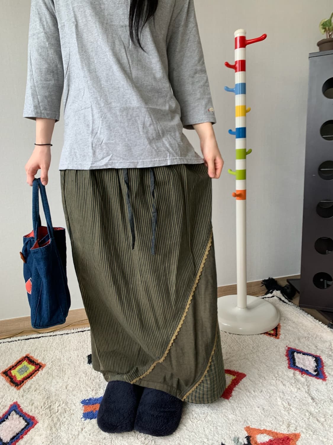 denim vegetable bag 상품이미지7
