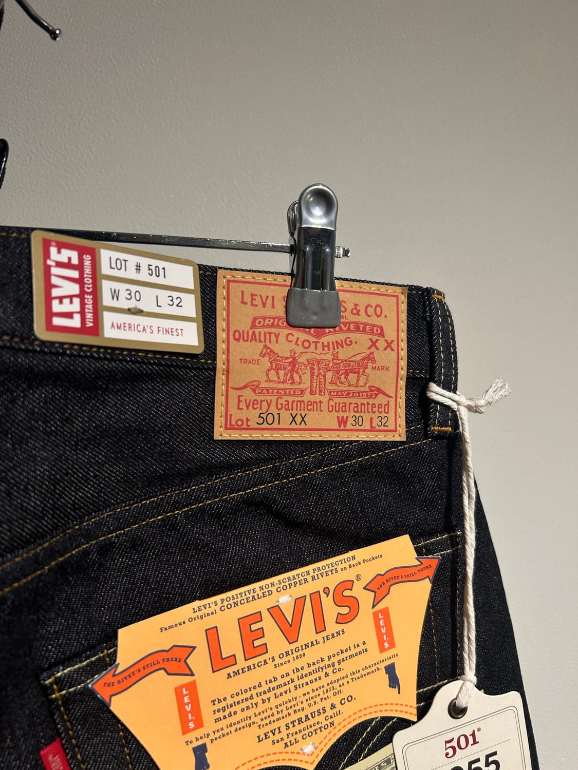 리바이스 LVC 55501 리지드 30/32 새상품 상품이미지6