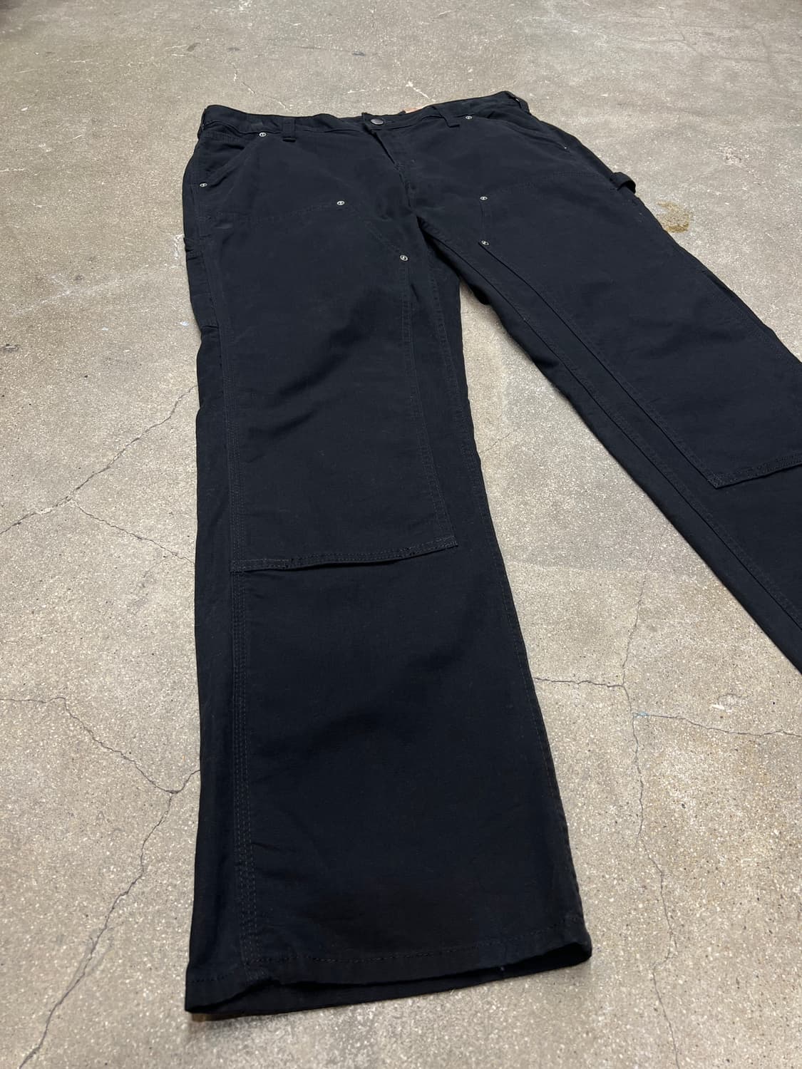 칼하트 더블니 오리지널핏 블랙 상품이미지2