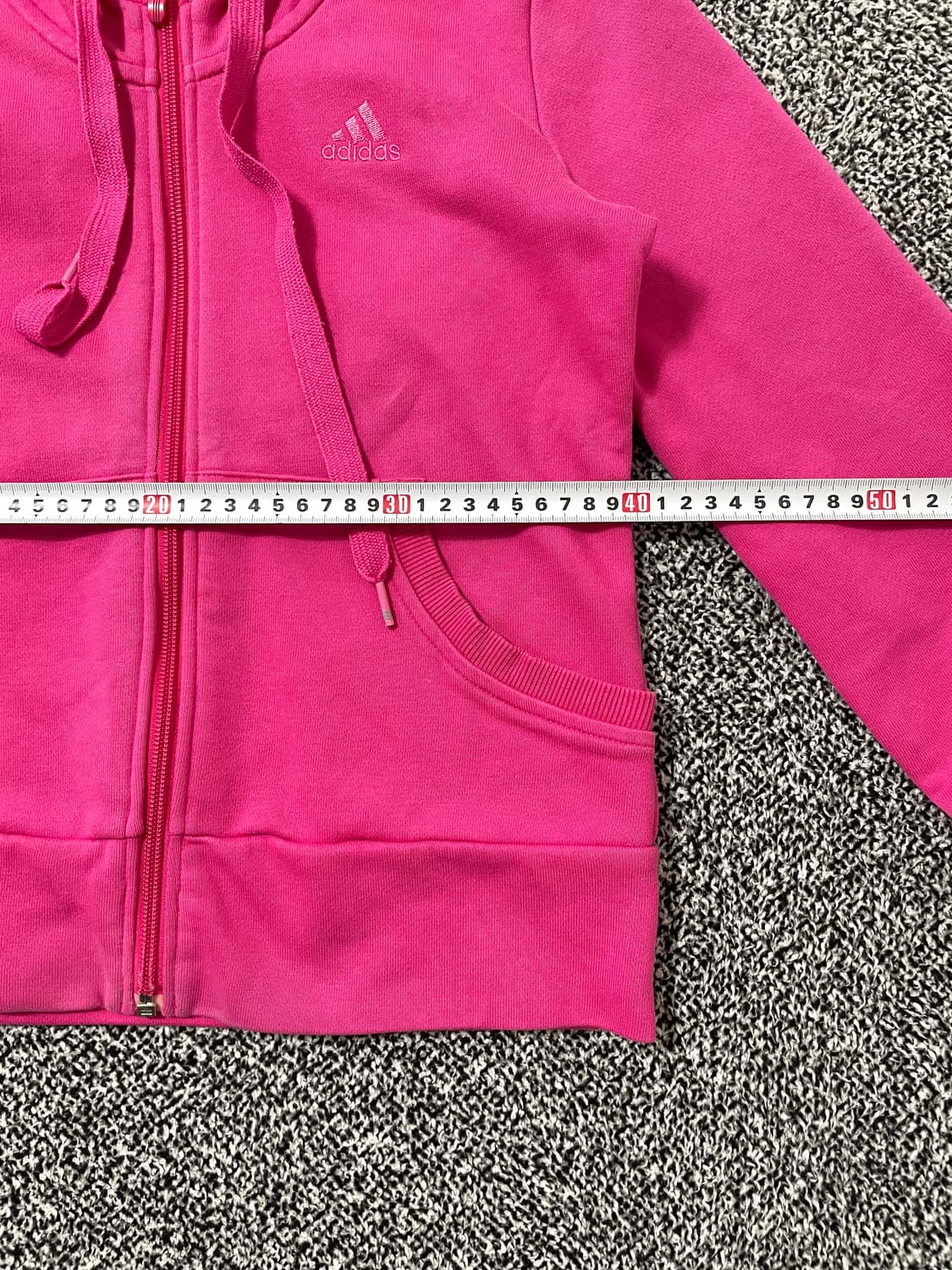 빈티지9. 아디다스 마젠타 핑크 후드집업 후집 핀터깔 스웻 상품이미지5