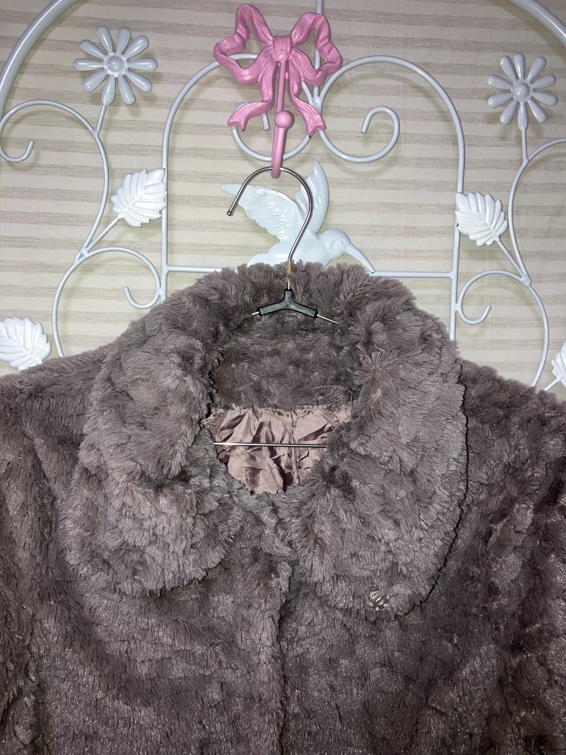 jpn vintage 차콜 하이넥 후리스 자켓 y2k 스트릿 갸루 펑키 상품이미지3