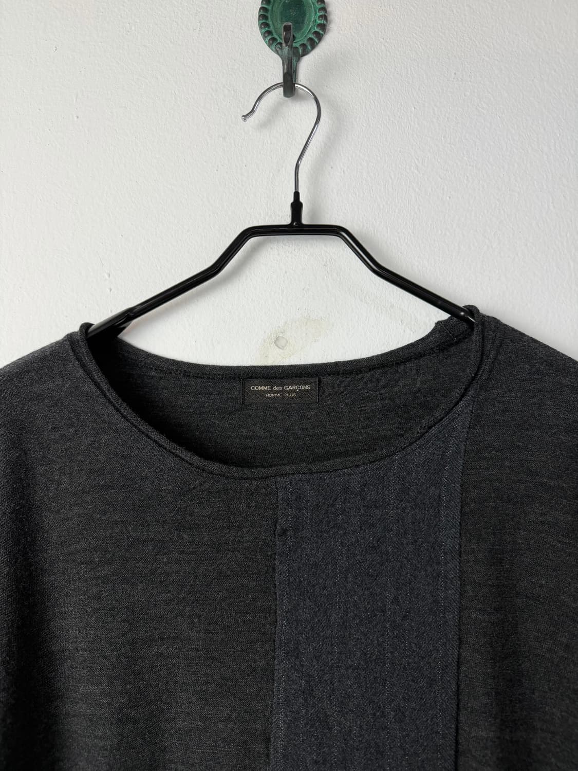 90s 꼼데가르송 옴므플러스 패널 니트  상품이미지3