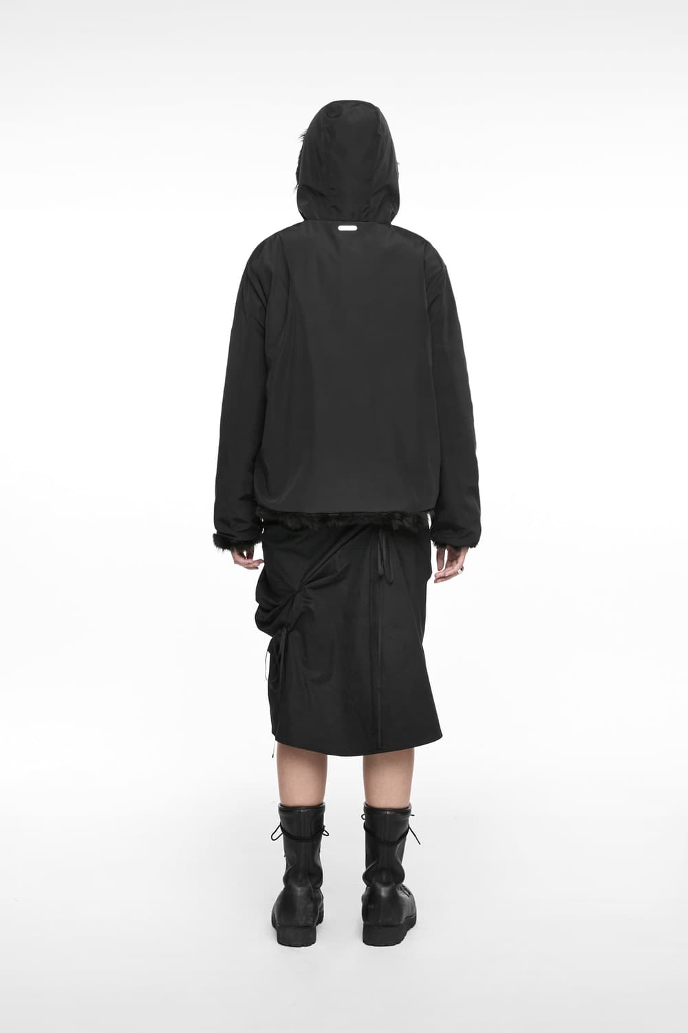 나체 리버시블 퍼자켓 새상품 사이즈0 상품이미지5