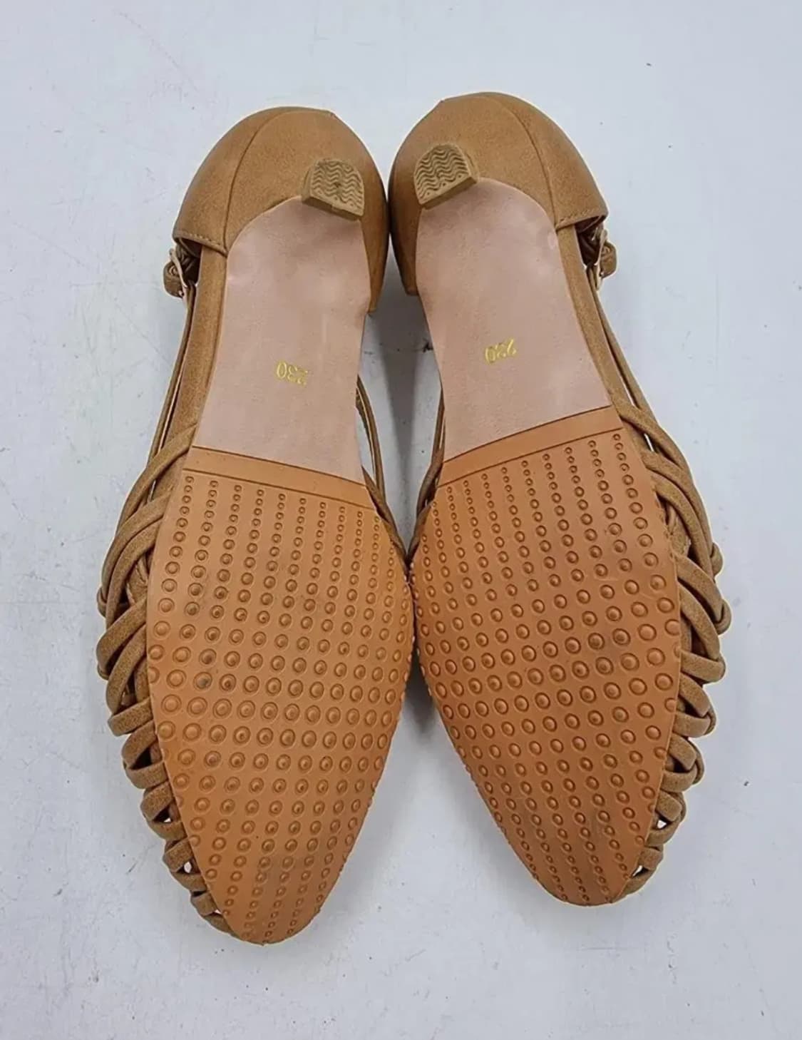 핑크엘리펀트 천연가죽플랫슈즈230 상품이미지6