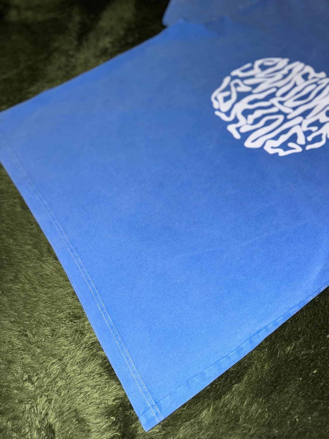 [M] Sunflower 선플라워 워시드 티셔츠 스카이 블루 상품이미지5