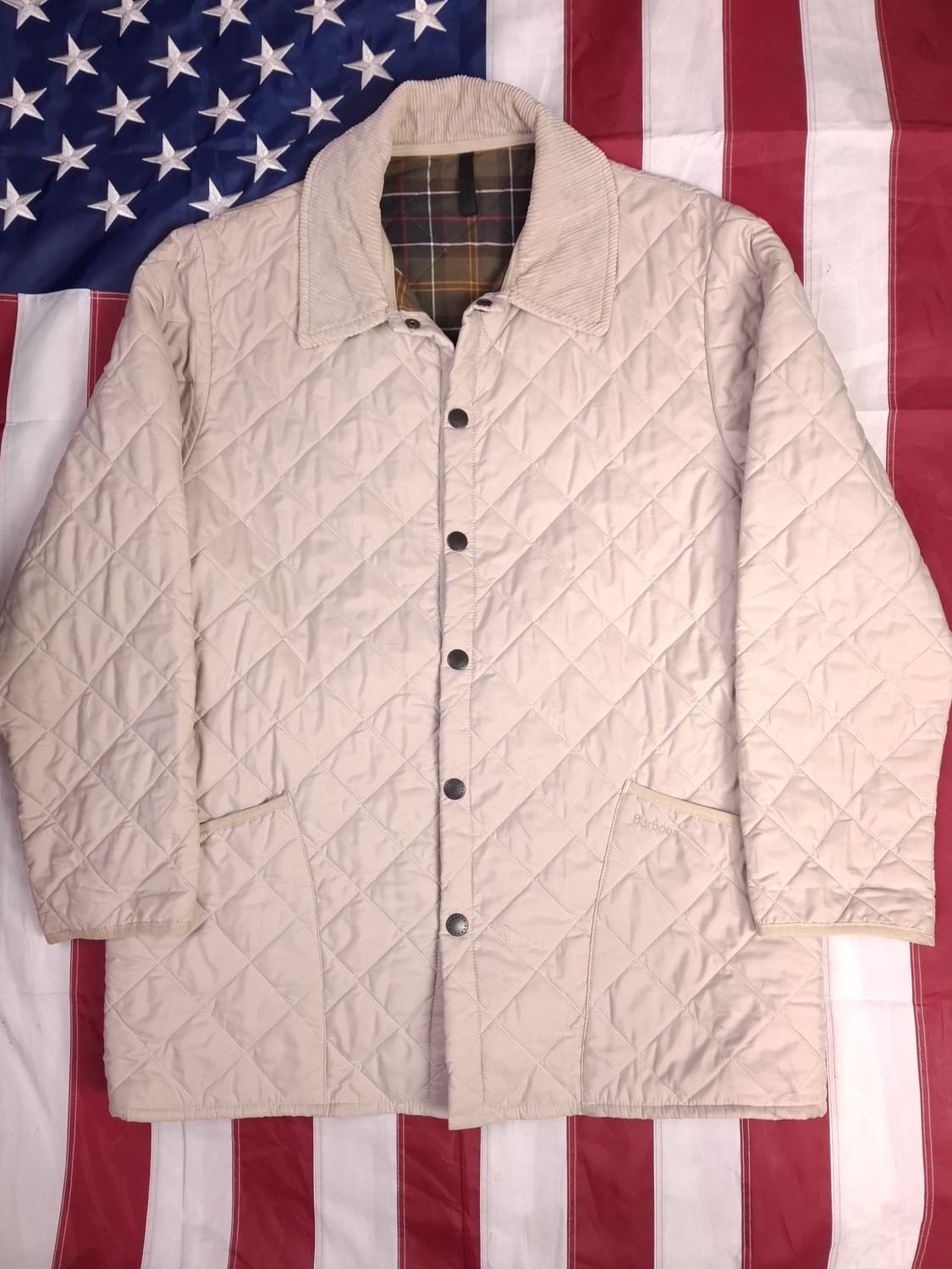 오리지날 바버 퀼팅 워크 자켓 상품이미지1