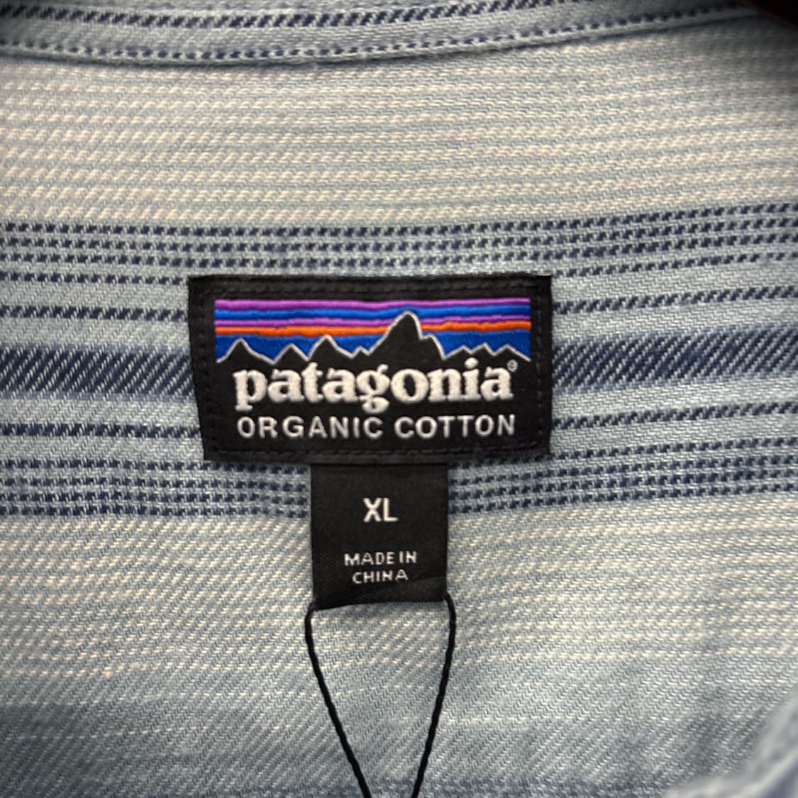 파타고니아 오가닉코튼 웨이브 그라데이션 자카드 워크셔츠 N1019 상품이미지7