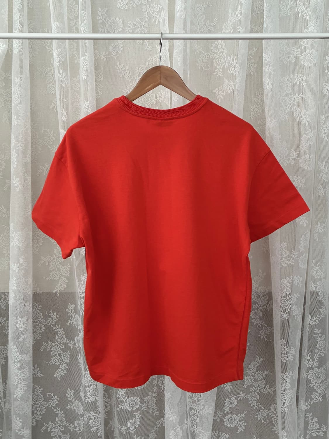 M) DKNY 오버핏 반팔 티셔츠 오렌지 상품이미지2