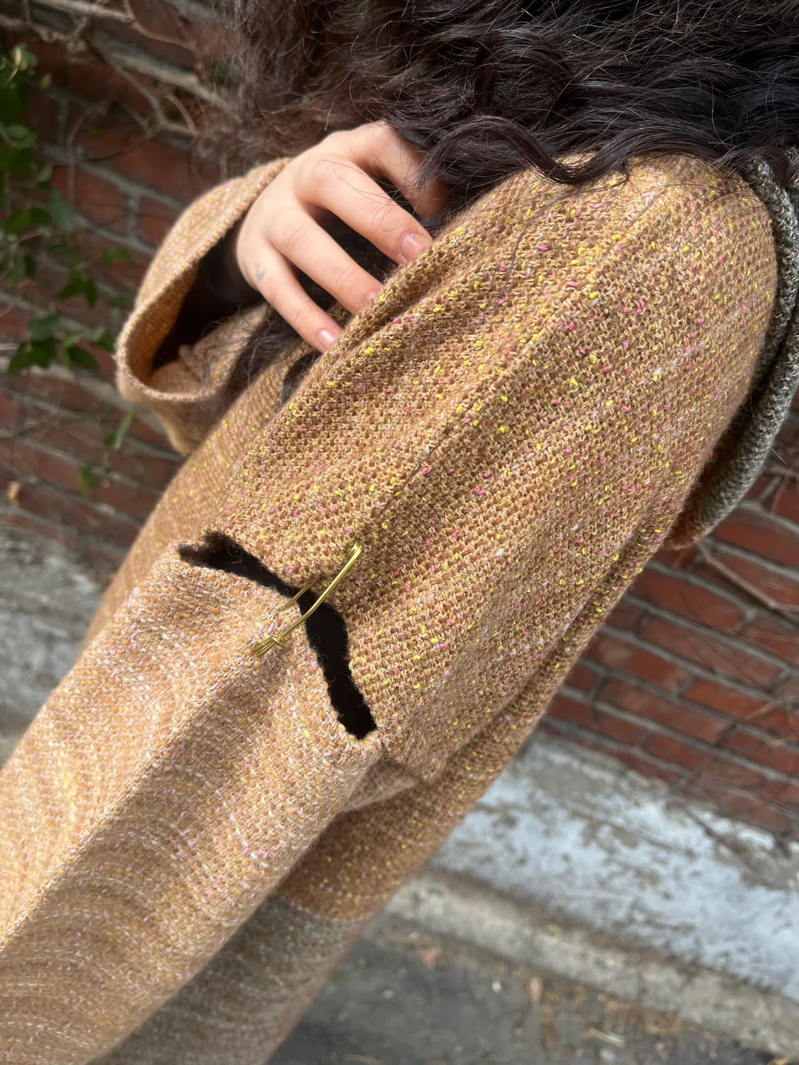 히피 무드 롱 후드 원피스 상품이미지6