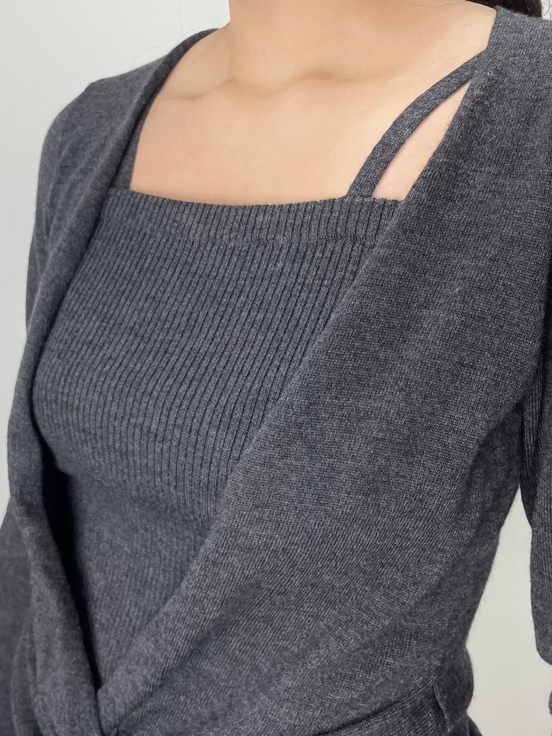 ELLE 레이어드 니트 상품이미지2