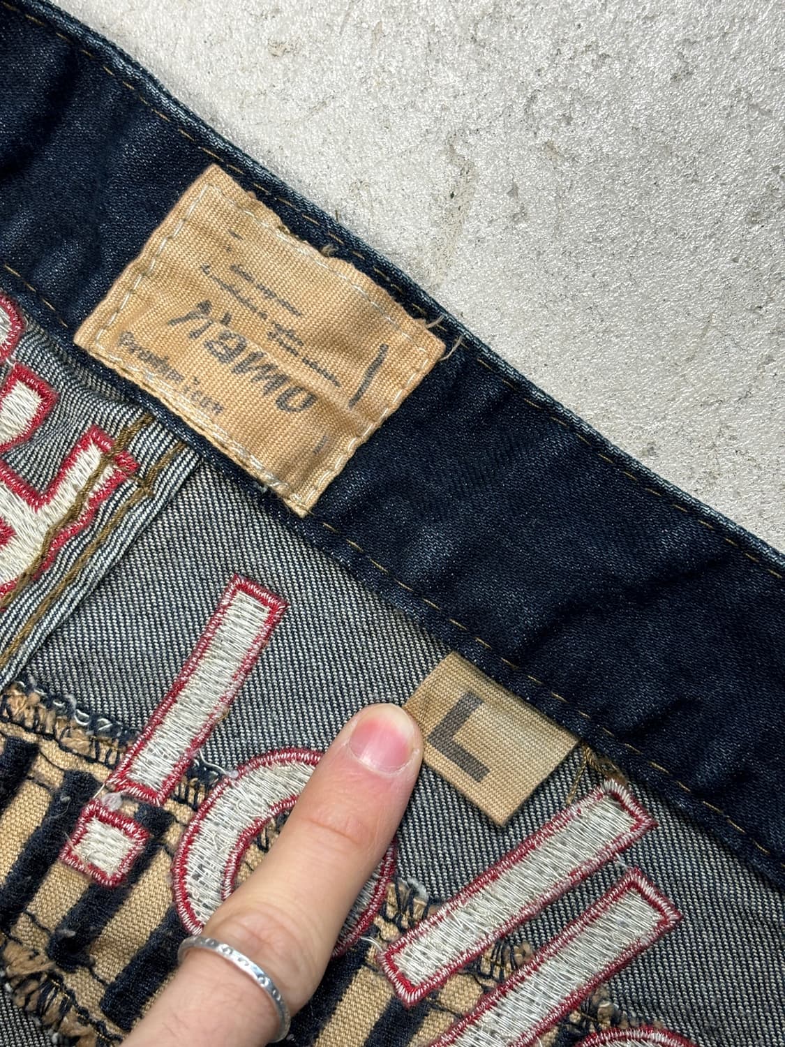 Hamo 키티 데님팬츠 상품이미지5