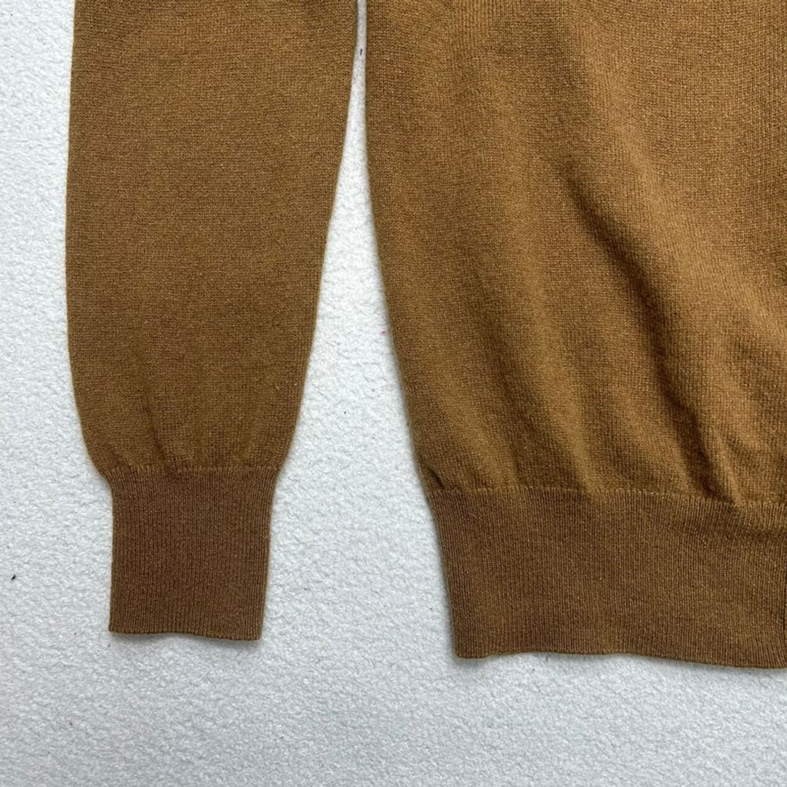 ORR 브라운 캐시미어 100% V넥 가디건 36 상품이미지2