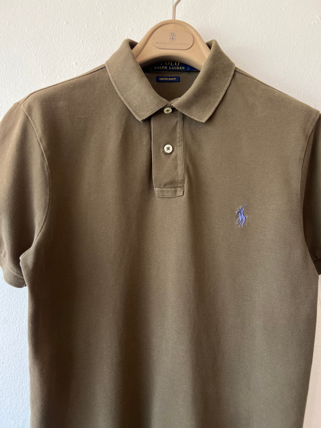 폴로랄프로렌 남성 카키 PK카라반팔티셔츠  상품이미지1