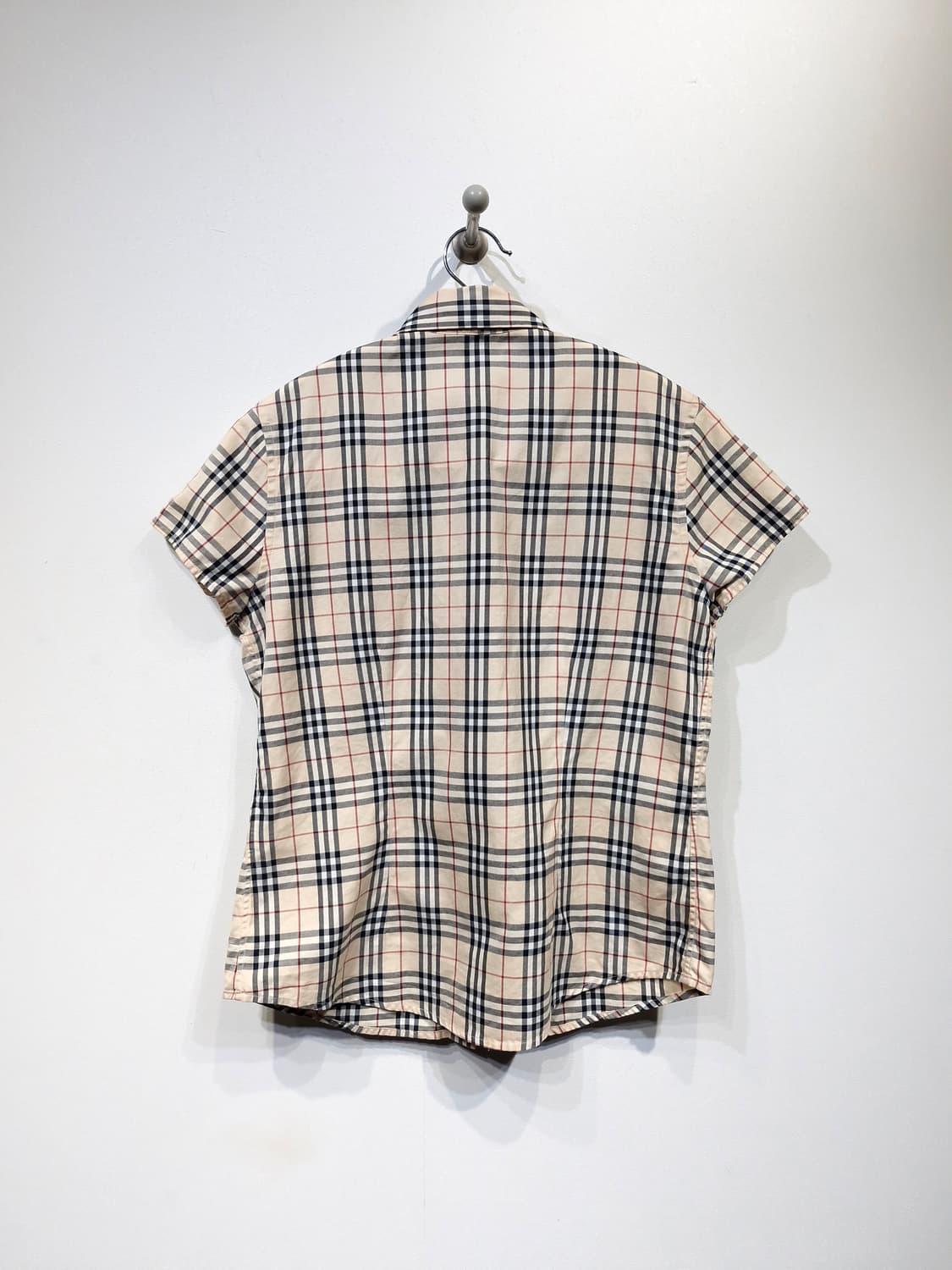 버버리(BURBERRY)노바체크 슬림핏 하프 셔츠 상품이미지2