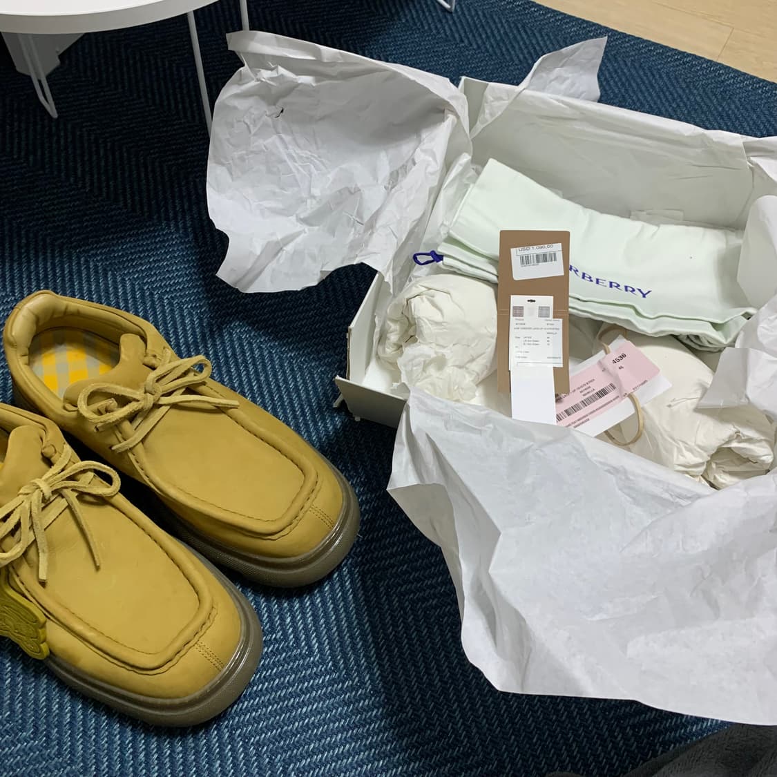 버버리 누벅 크리퍼 슈즈 46사이즈 상품이미지1