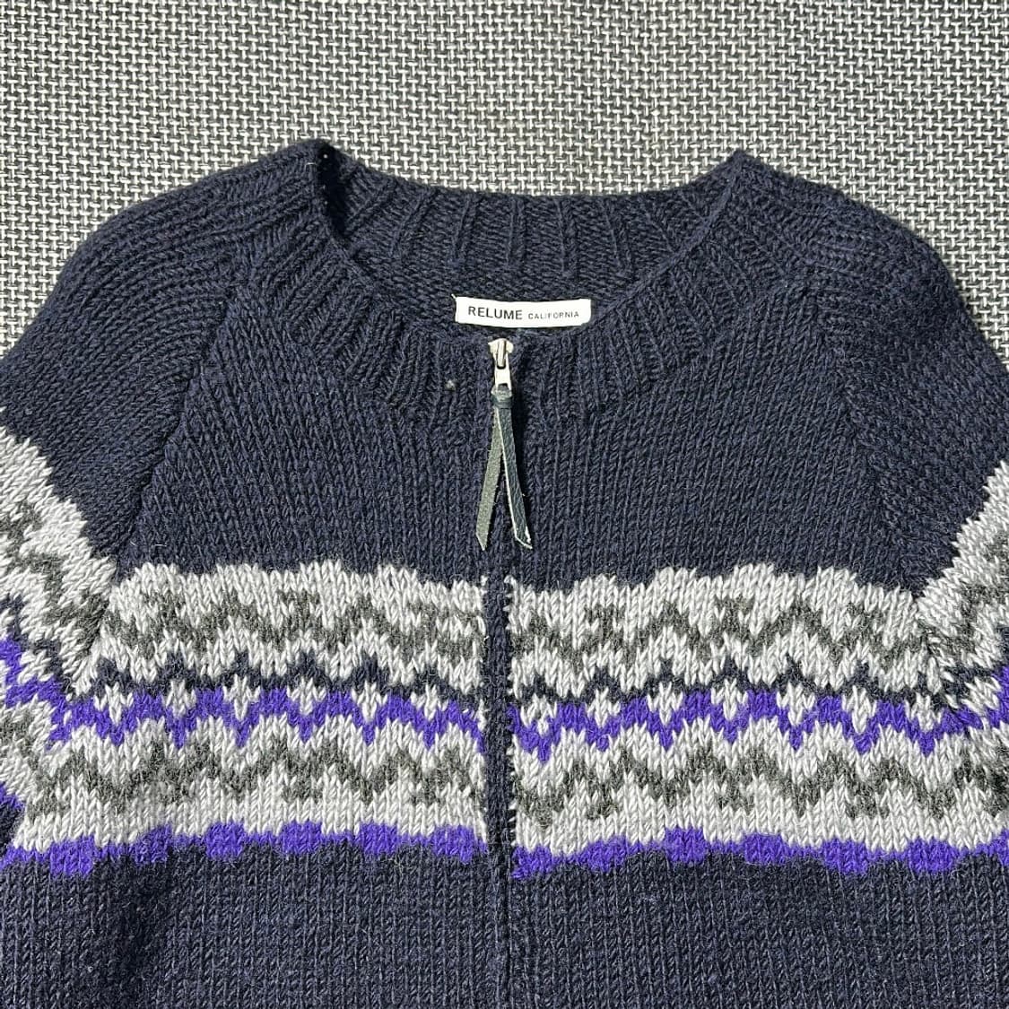 저널스탠다드 리움캘리포니아 노르딕 니트집업 (M) 상품이미지2