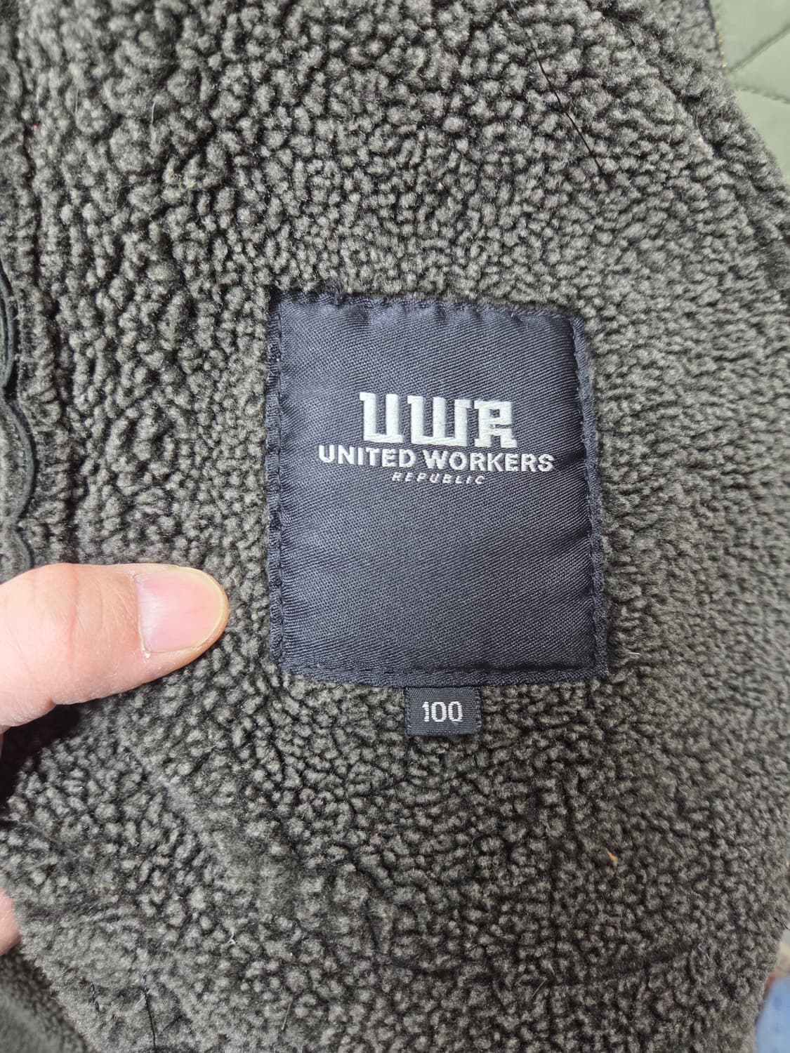 유나이티드 워커스 90s 빈티지 무스탕 조끼 100 상품이미지5