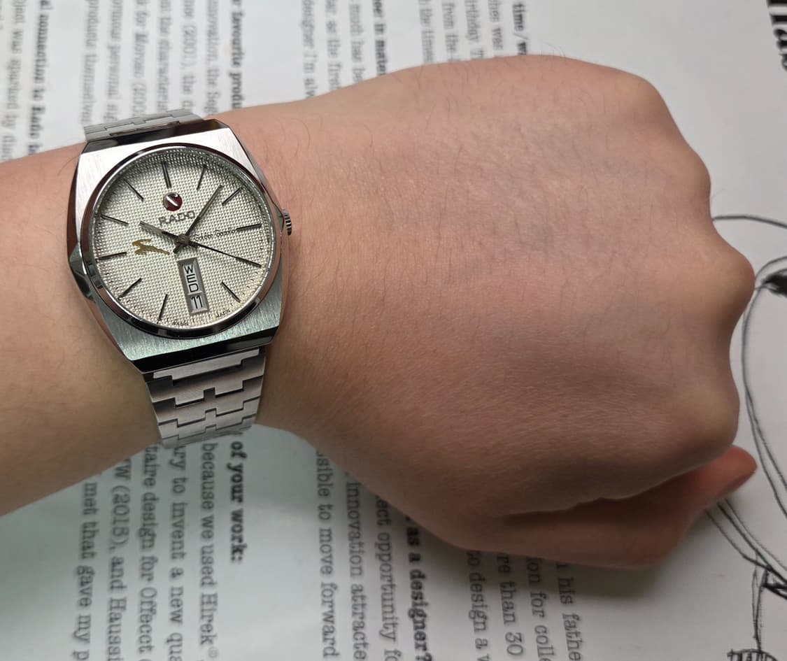 빈티지 라도 골든가젤 희귀 와플판 데이데이트 오토매틱 브레이슬릿 ver. 상품이미지9