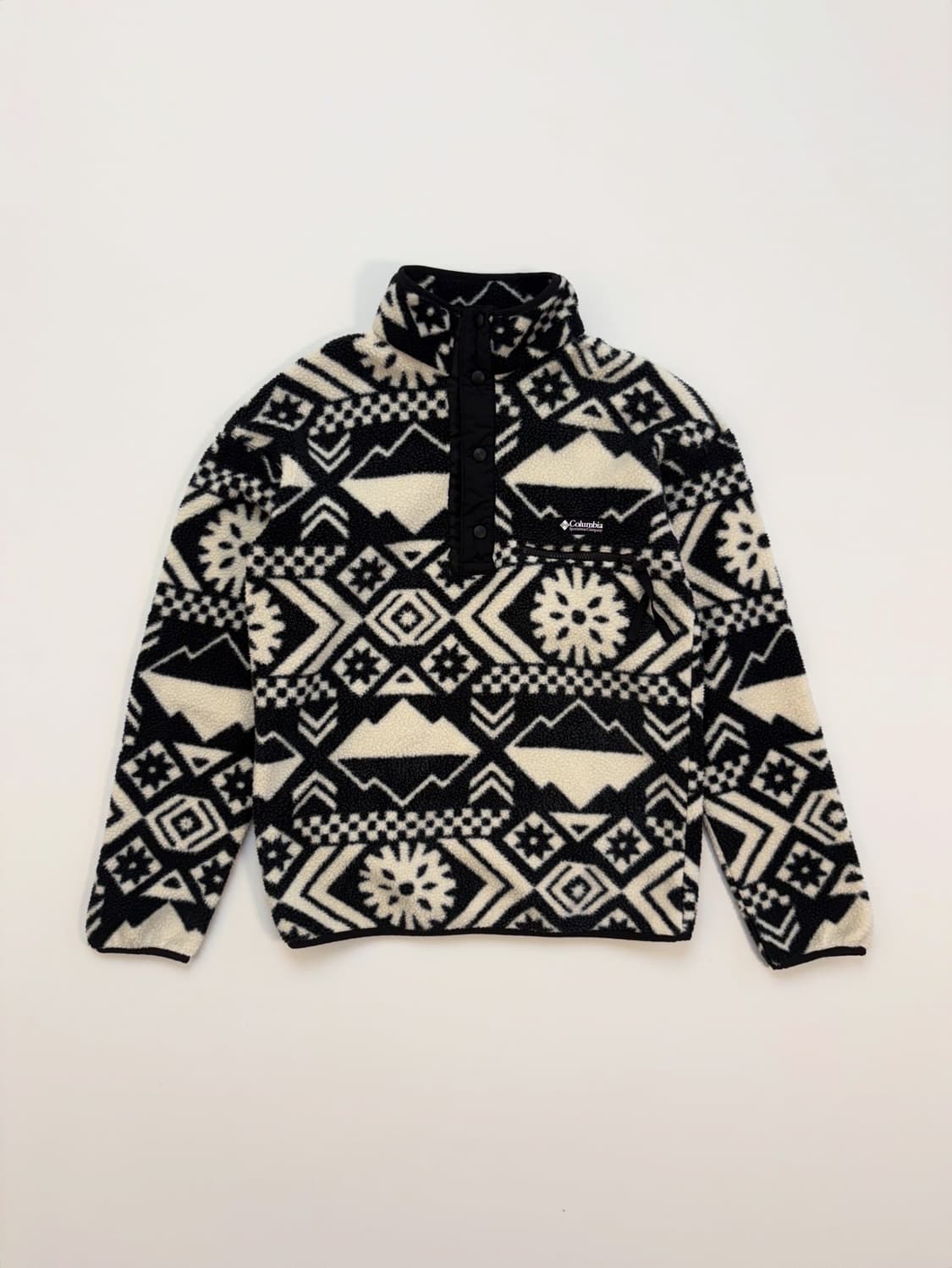 콜롬비아 아즈텍(노르딕) 하프집업 Black (S/P) 상품이미지1