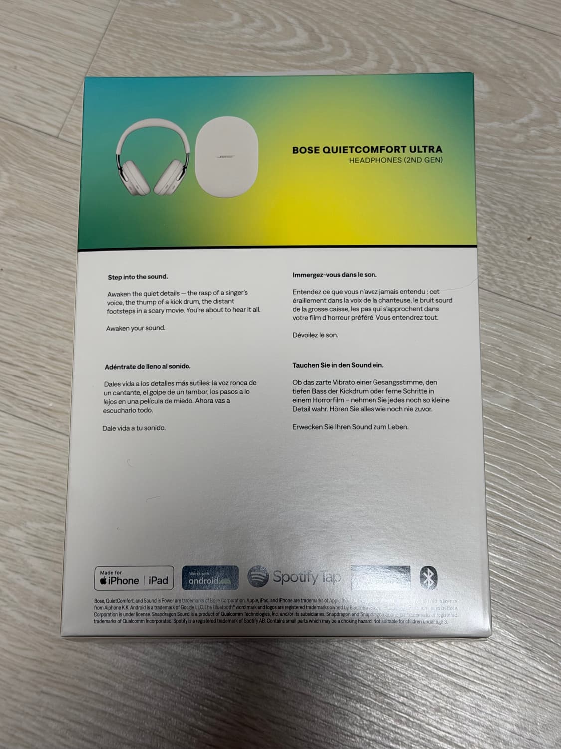미개봉 BOSE 보스 QC 울트라 2세대 헤드폰 화이트 상품이미지2